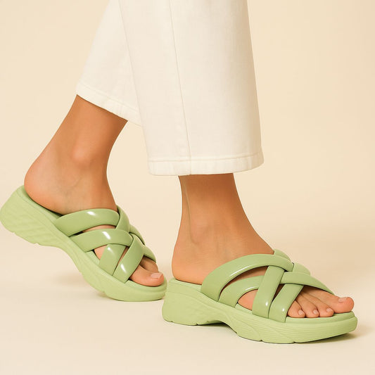 Green Glow Slip-Ons ZR-2505