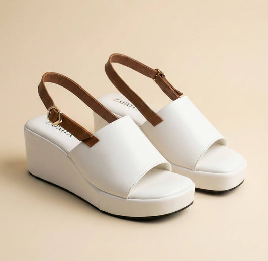 White Elevate Sling Wedges ZW-1534