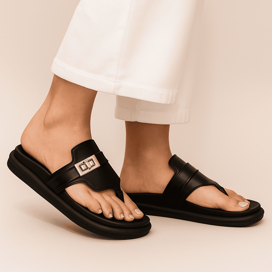 Black Velora Slides ZW-1529