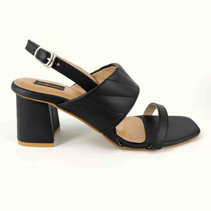 Black Ankle Strap Women Heels by Zapatla s27 - Zapatla