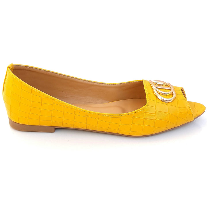 Yellow Peep Toes pt001 - Zapatla