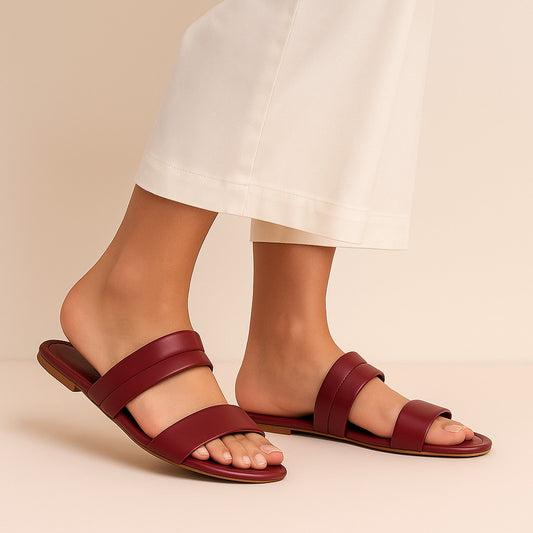 Maroon Women Slipper WC74