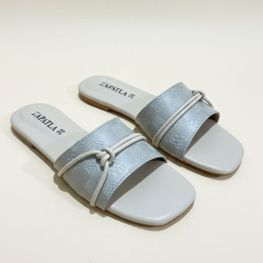 Beige Grace Slides ZF-145