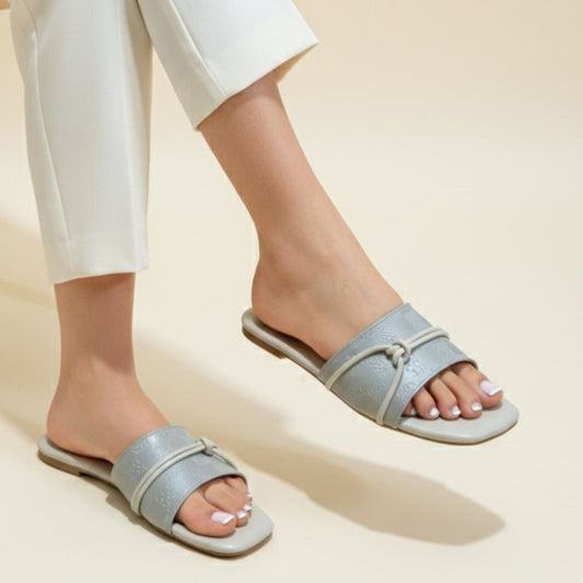 Beige Grace Slides ZF-145