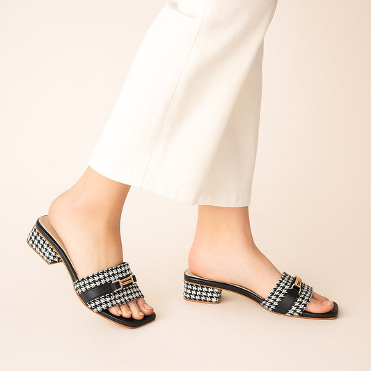 Black Buckled Slip-On ZH-510