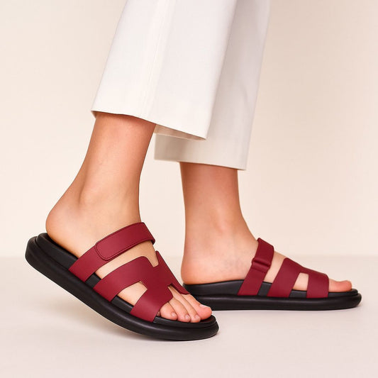 Maroon Hermes Soft Stride ZW-1531