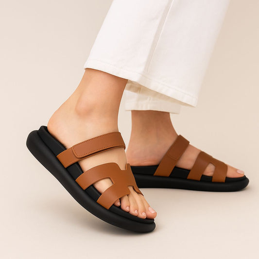 Brown Hermes Soft Stride ZW-1531