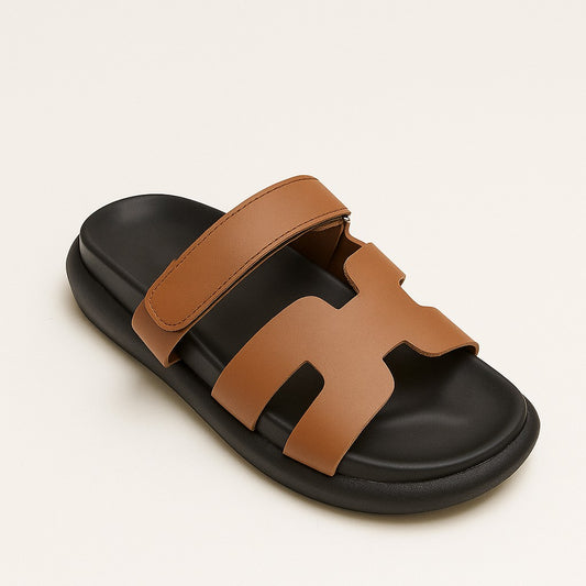 Brown Hermes Soft Stride ZW-1531
