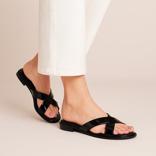 Black Women Slipper WC53