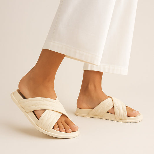 Fawn Luxe Cross Sliders ZR-2502