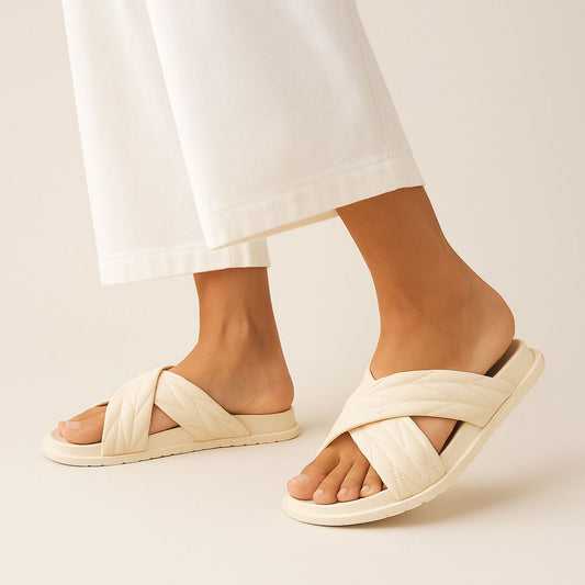 Fawn Luxe Cross Sliders ZR-2502