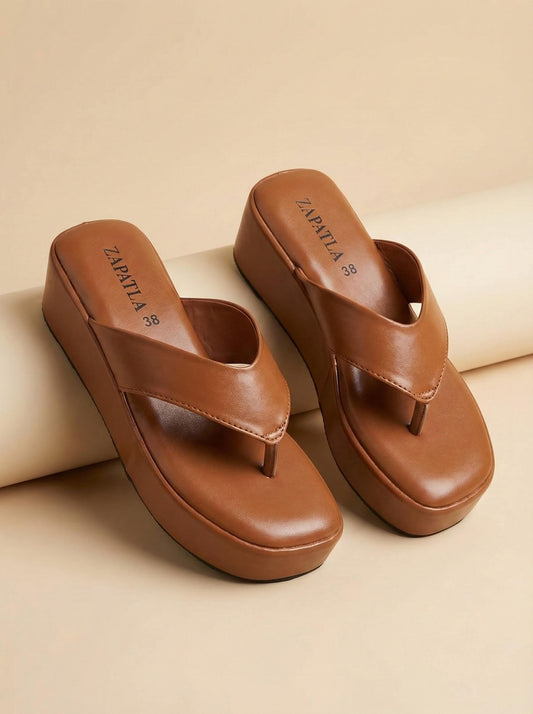 Brown Daily Wear Slip-On ZW-1508