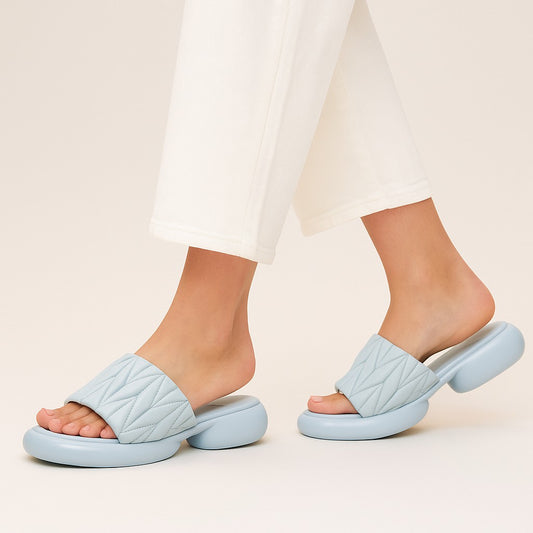 Ice Blue Elegance Slip On ZW-1523