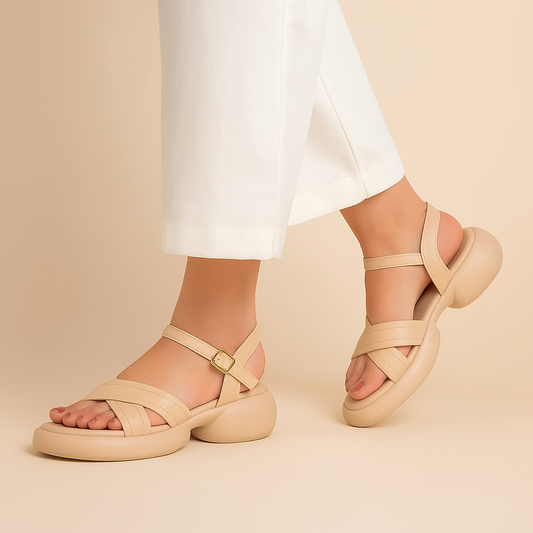Fawn Cross Strap Sandals ZW-1510