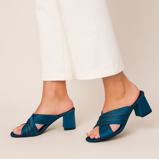 Green Heel Sandal ZH-521