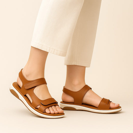 Brown Step Sandals ZW-1526