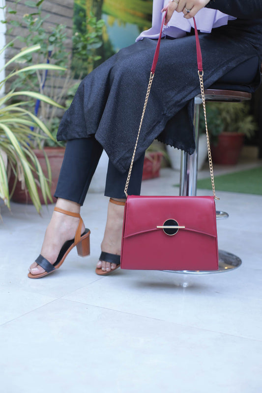 Maroon BloomsBury Women Bag ZB-2003