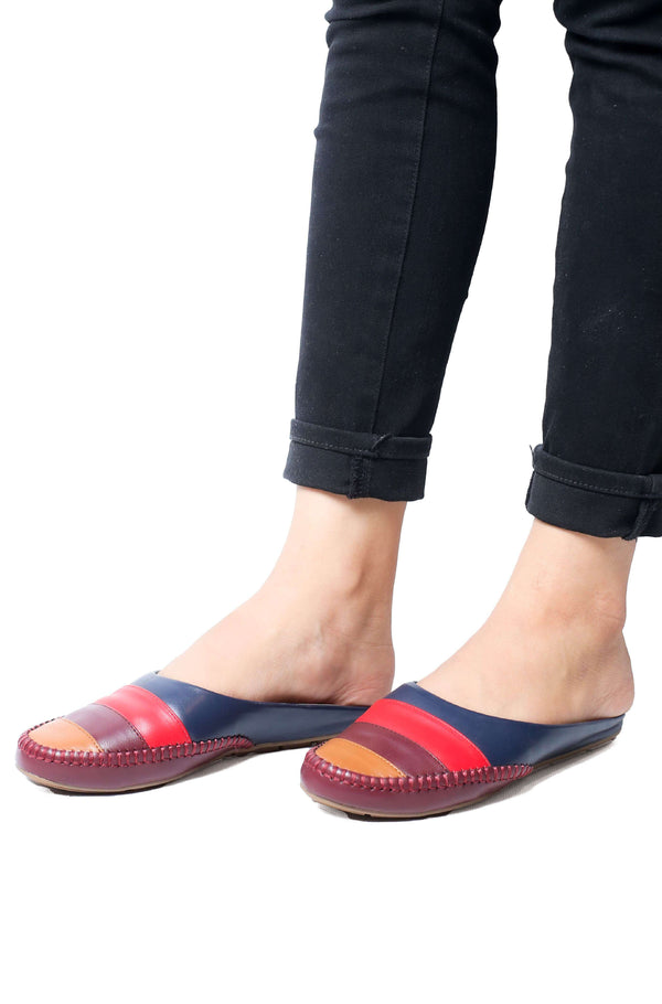 Navy Casual Mules Pw019