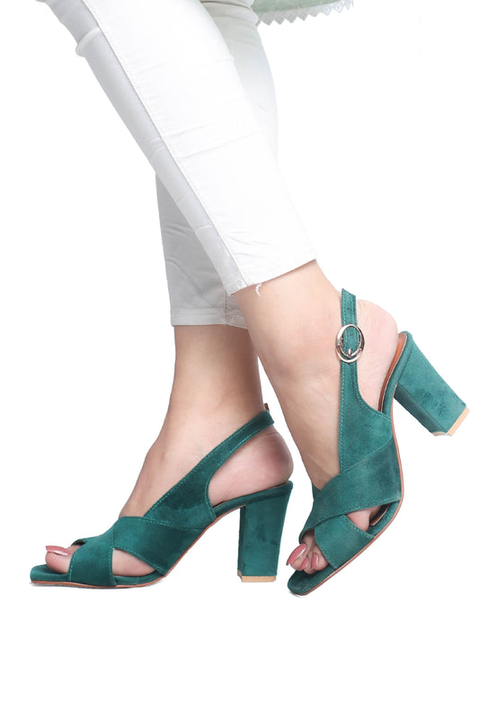 Green Enchanting Heel by Zapatla s09