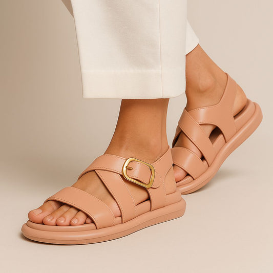 Pink Strap Ease Sandal ZW-1528