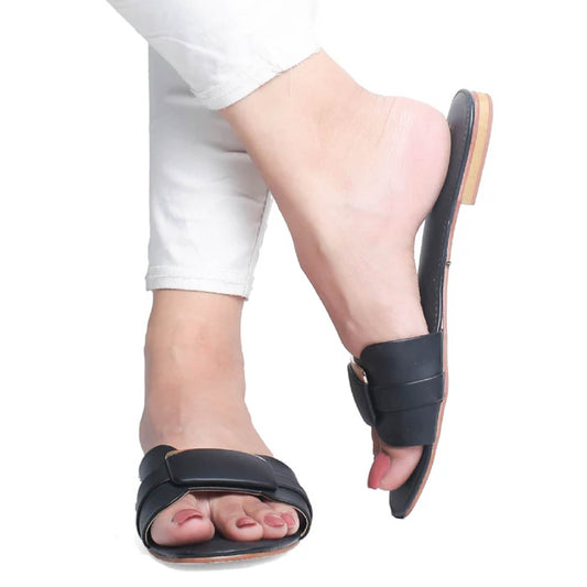 Black Women Slipper wc37