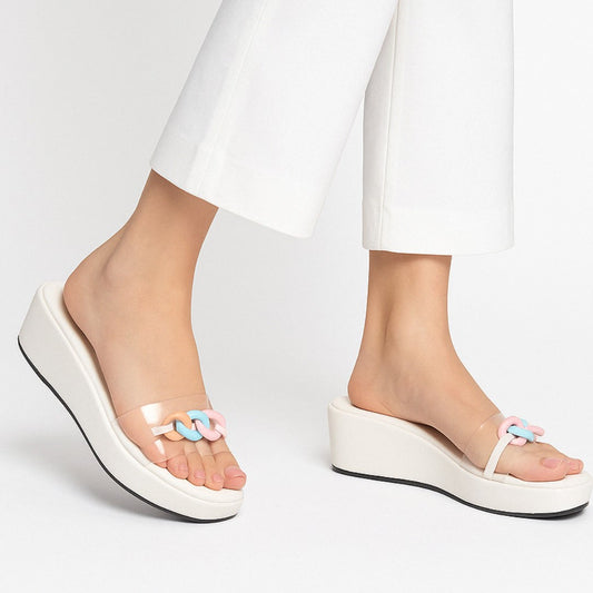 White Women Wedges we07