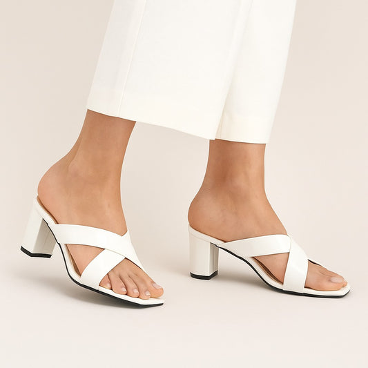 White Women Sandal Ws55
