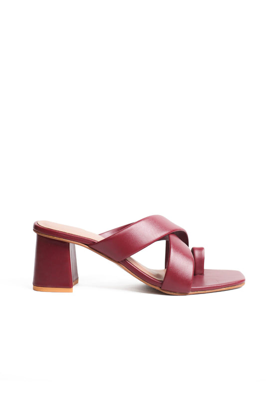 Maroon Women Sandal Ws70