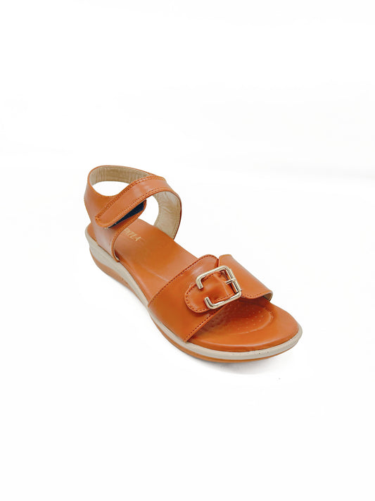 Mustard Buckled Sandal ZW-1503