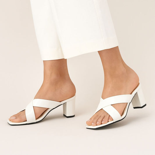 White Women Sandal Ws55