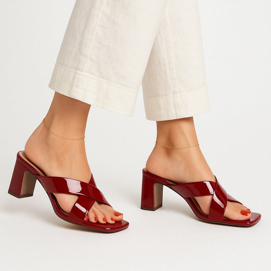 Maroon Women Sandal Ws55