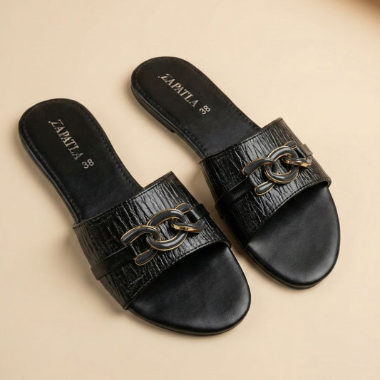 Black Chain Slides ZF-141