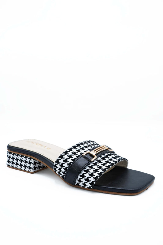 Black Buckled Slip-On ZH-510