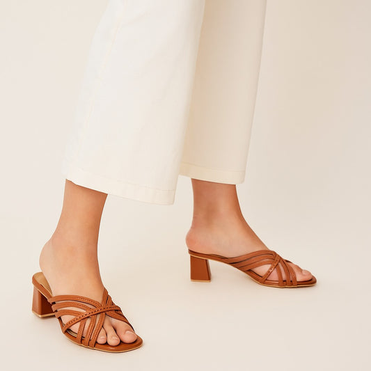 Mustard Heel Sandal ZH-520