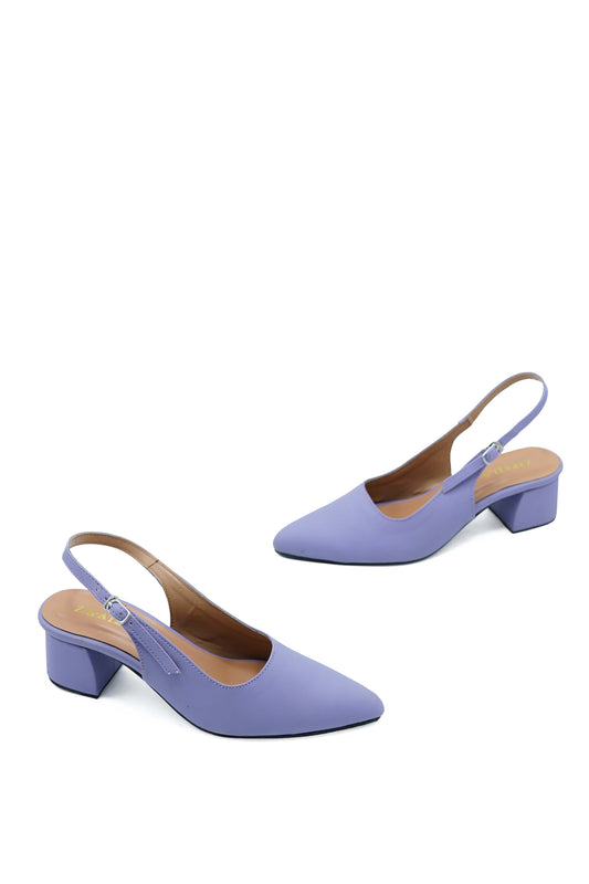 Lilac Sling Back Court Shoes ZM-1004