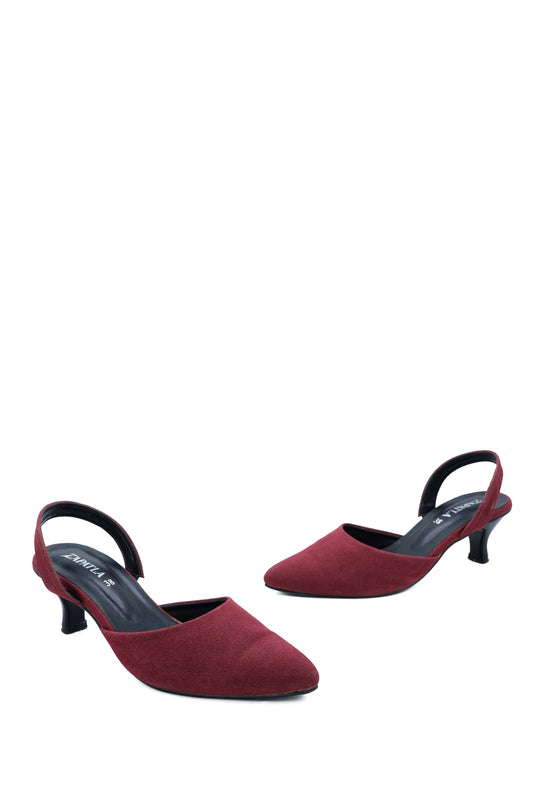 Maroon Sling Back ZM-1008