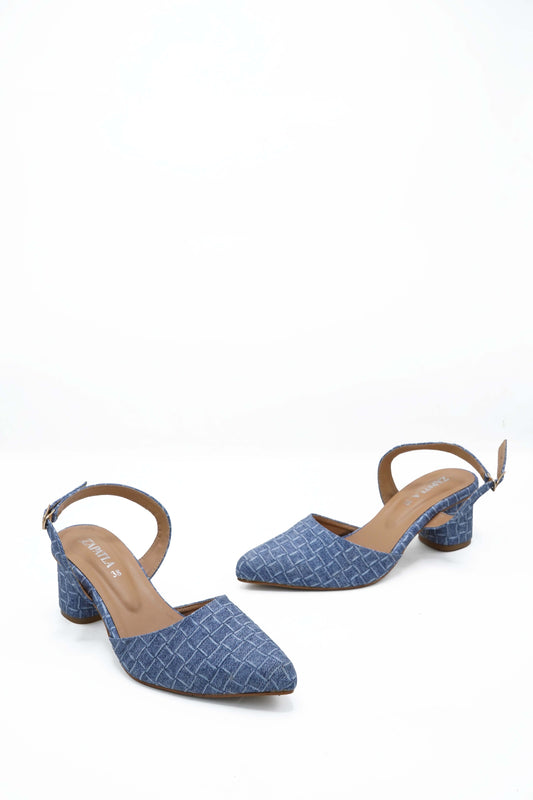 Blue Sling Back ZM-1009