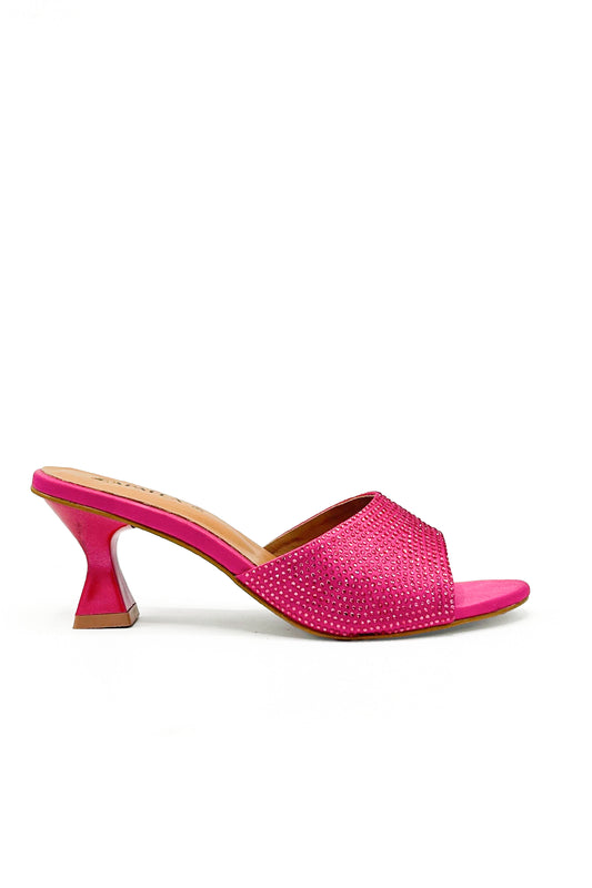 Pink Rhine Stone Heel ZH-507