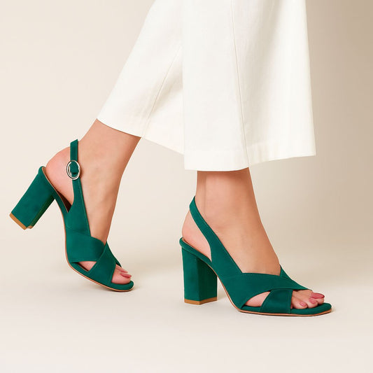 Green Enchanting Heel by Zapatla s09