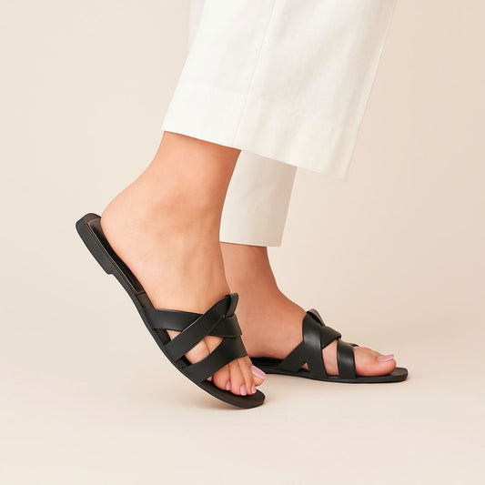 Black Women Slipper WC54