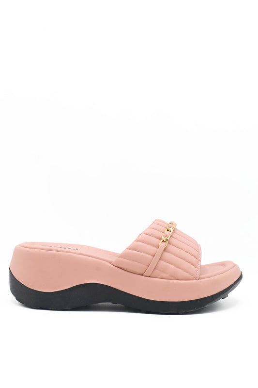 Pink Wedge Slip-On ZW-1502