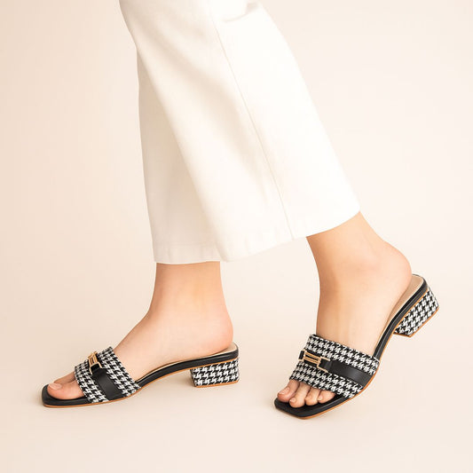 Black Buckled Slip-On ZH-510