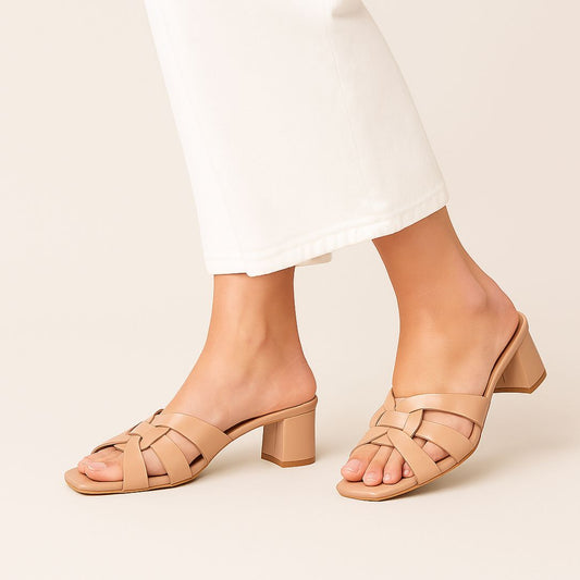 Fawn Block Heels ZH-512