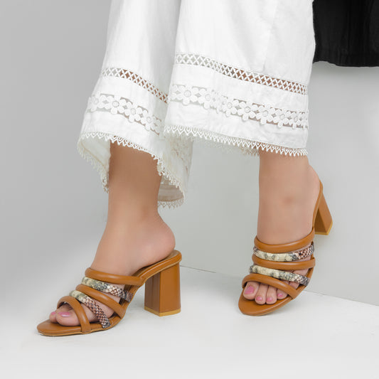 Mustard Block Heel ZH-513