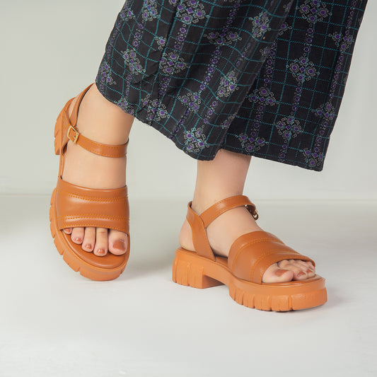 Mustard Strap Sandals ZW-1512