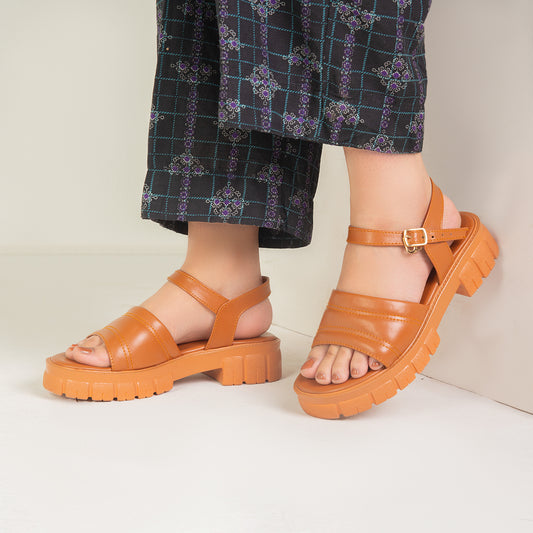 Mustard Strap Sandals ZW-1512