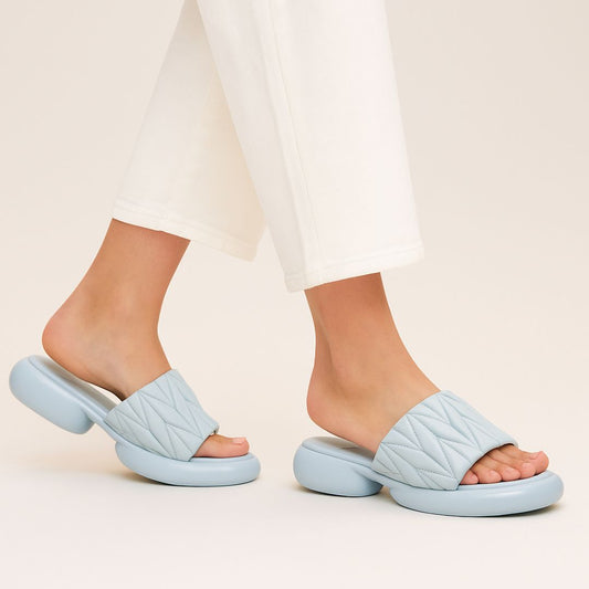 Ice Blue Elegance Slip On ZW-1523