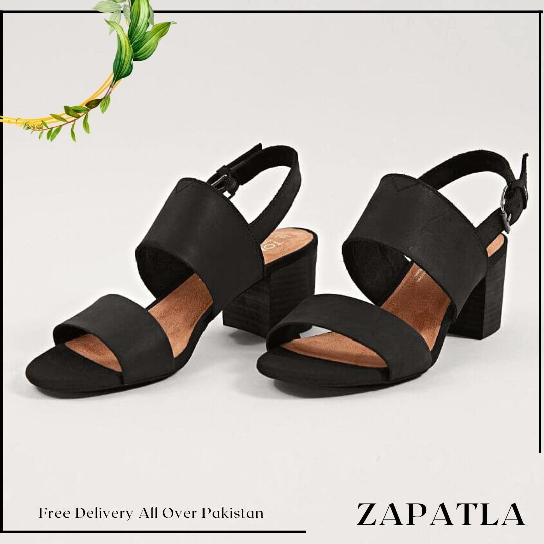 Black Ankle Strap Heel Sandal by Zapatla s11 Black - ZapatlaSandalFootwearZapatlaS11Black Ankle Strap Heel Sandal by Zapatla s11 Black06|36Black Ankle Strap Heel Sandal by Zapatla s11 BlackSandalFootwearBlack#opti